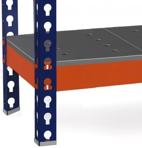 Стеллаж металлический Профи Т-120 (2000x1540x455) P/4