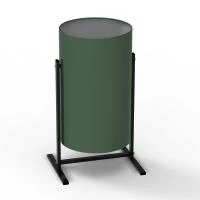 Урна разборная Титан УРТ-19 (зелёная)