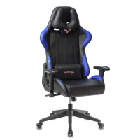 Игровое кресло Бюрократ Zombie Viking 5 Aero (экокожа черно-синяя)